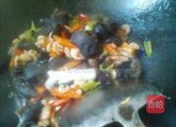 虾仁木耳青红椒的做法图解8