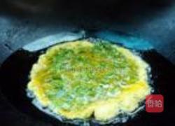 马蹄草煎鸡蛋的做法图解5