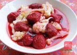 糖水草莓菜花的做法图解5
