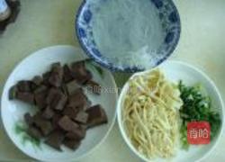 羊血粉丝豆皮汤的做法图解2