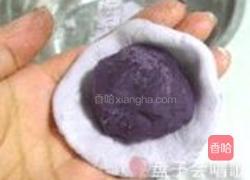 椰香紫薯小碗糕的做法图解12