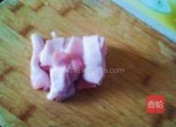 肉皮烧扁豆的做法图解2