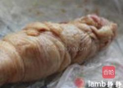 蜜汁蛋黄鸡腿卷的做法图解10