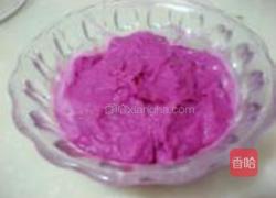 水果紫薯酸奶的做法图解2