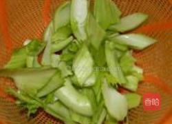 清炒芥菜的做法图解2