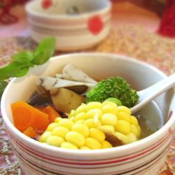 “五行”彩蔬汤的做法[图]