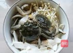 菌菇蟹汤的做法图解6