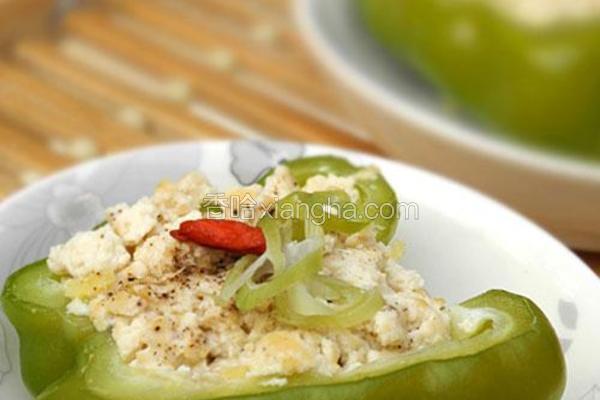豆腐酿青椒