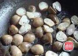 苋菜草菇嫩豆腐的做法图解3