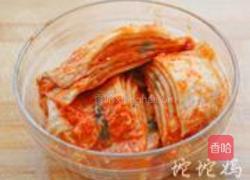 韩式辣白菜豆腐汤的做法图解2