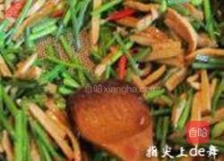 韭菜花炒干丝的做法图解9