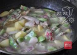 土豆炖油豆角的做法图解6