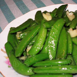 蒜香甜豆的做法[图]