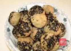咖啡黑芝麻酥球的做法图解10