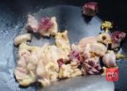 紫甘蓝炒鸡杂的做法图解5