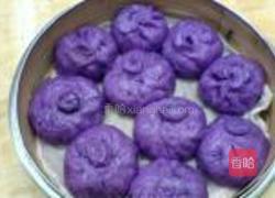 紫薯豆沙包的做法图解5