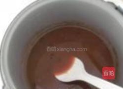 玫瑰红豆糕的做法图解3