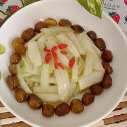 板栗烧白菜的做法[图]