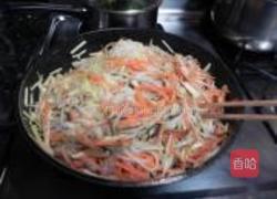 三丝炒面的做法图解15