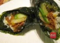 肉松玉米手卷饭的做法图解6