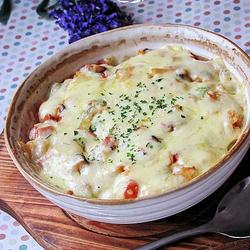 蘑菇火腿焗饭的做法[图]