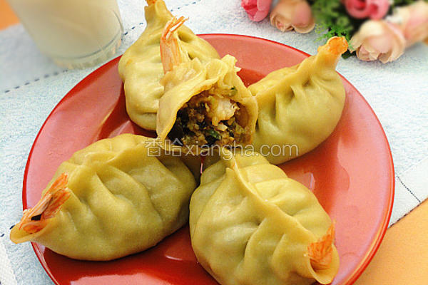 鲜虾猪肉大蒸饺