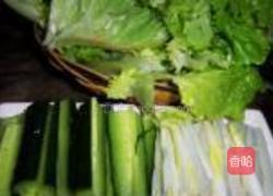 烤鸭荷叶饼夹的做法图解12