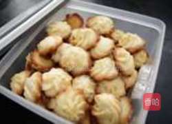 无黄油曲奇饼干的做法图解1