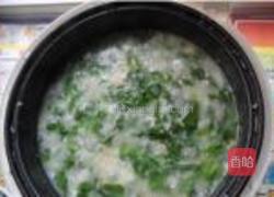 芥菜咸蛋粥的做法图解4