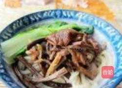 茶树菇肉丝面的做法图解12