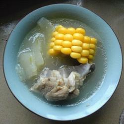 筒骨玉米冬瓜汤的做法[图]