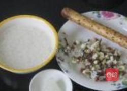 绿萼梅山药糯米粥的做法图解1