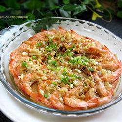 蒜茸鲜虾豆腐的做法[图]