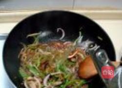 尖椒榨菜饸饹面的做法图解7
