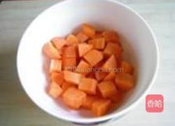 胡萝卜豆沙汤圆的做法图解1