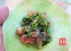 香椿肉末锅烙的做法图解8