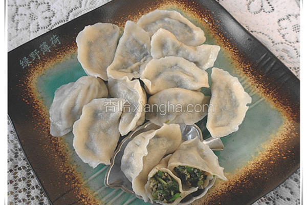 翠绿馅饺子