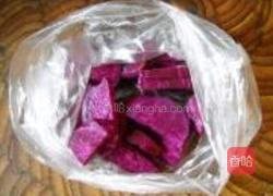 酒酿紫薯汤圆的做法图解3