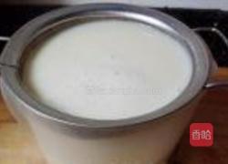 豆浆布丁的做法图解3