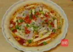 烤鸡肉披萨的做法图解19