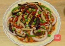 烤鸡肉披萨的做法图解21