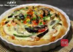 烤鸡肉披萨的做法图解23
