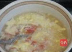 百合花鸡蛋粥的做法图解5