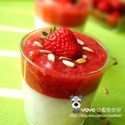 牛奶草莓布丁的做法[图]