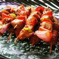五彩肉串的做法[图]