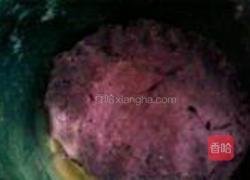 蜂蜜紫薯豆沙饼的做法图解6