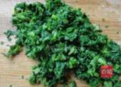 荠菜蛋饼的做法图解2