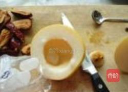 冰糖红枣蒸雪梨的做法图解7