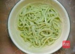 沙茶青椒汁刀切面的做法图解7