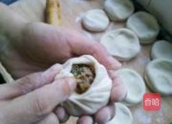 猪肉豇豆包子的做法图解7